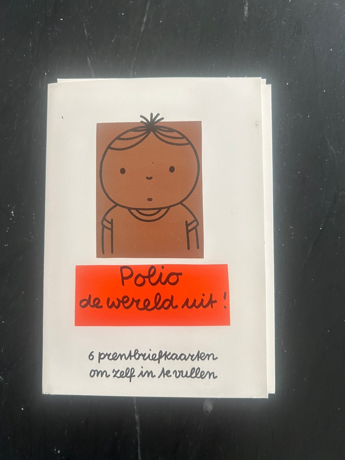 DICK BRUNA Polio de wereld uit ! 6 kaarten 1988, Verzamelen, Ansichtkaarten | Themakaarten, Ophalen of Verzenden, 1980 tot heden