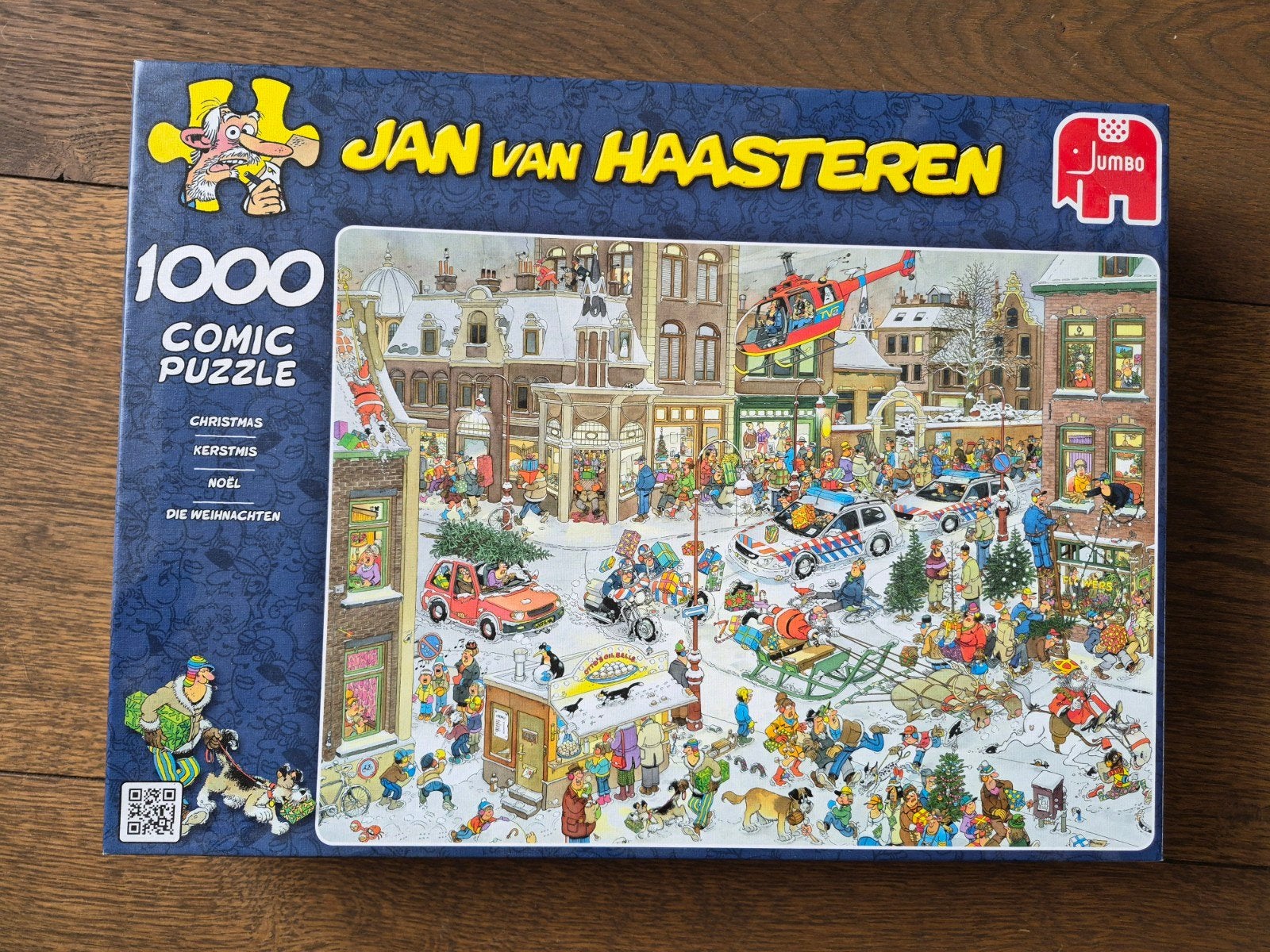 Jan van Haasteren kerstpuzzel, Ophalen, 500 t/m 1500 stukjes, Zo goed als nieuw