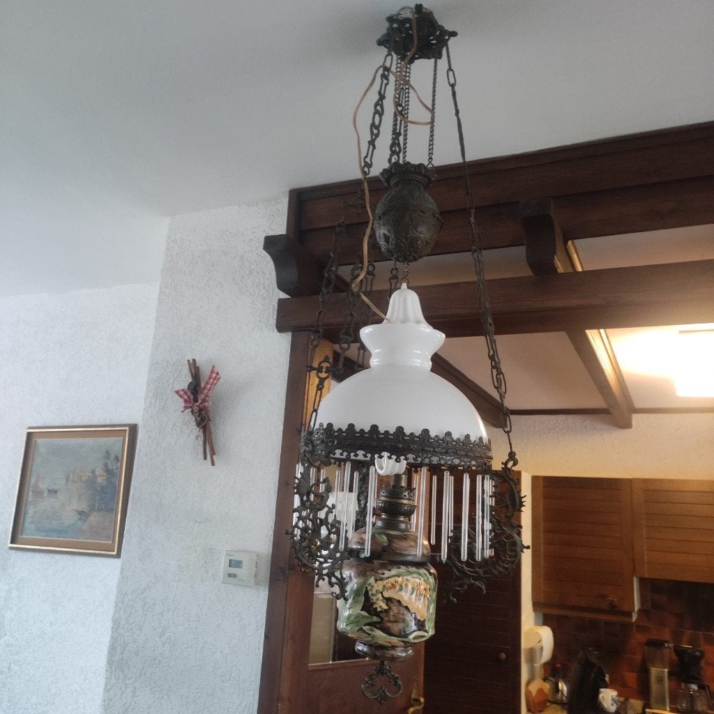 hanglamp, Huis en Inrichting, Ophalen, Gebruikt, Overige materialen, Minder dan 50 cm