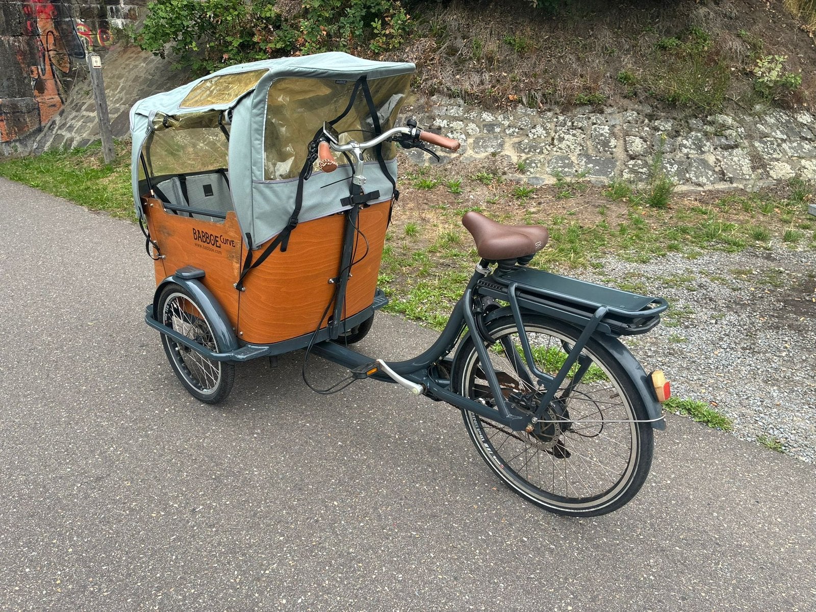Elektrische babboe curve te koop, Ophalen of Verzenden, Zo goed als nieuw, 4 kinderen of meer, Huif