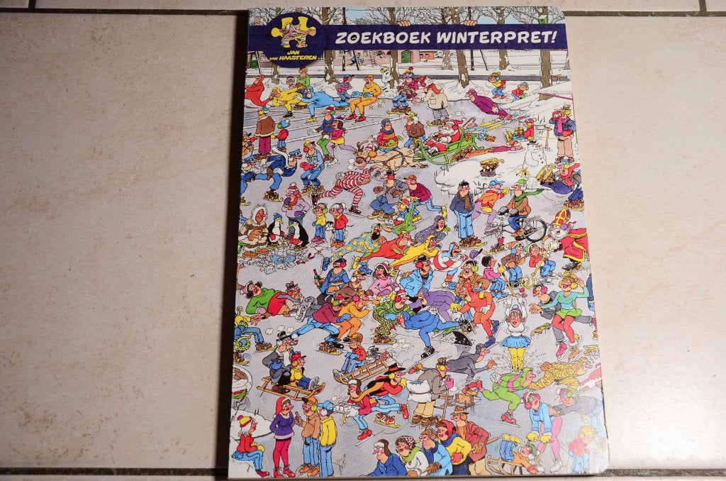 Kartonnen Zoekboek Winterpret / Jan van Haasteren, Ophalen of Verzenden, Zo goed als nieuw, Fictie algemeen