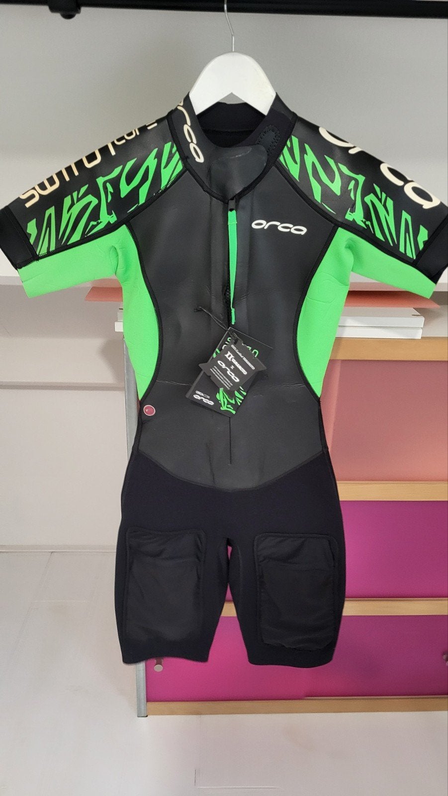 Nieuw Orca Swimrun wetsuit (M) + Zone3 cap (S) + gratis muts, Ophalen, Nieuw, Wetsuit