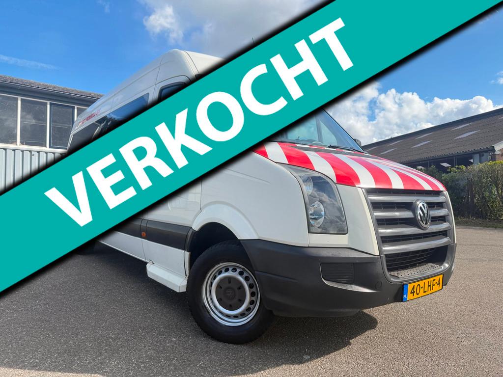 Volkswagen Crafter 35 2.5 TDI L3H2 9P | ROLSTOELLIFT | MARGE, Auto's, Volkswagen, Gebruikt, Overige carrosserieën, 2000 kg, Wit