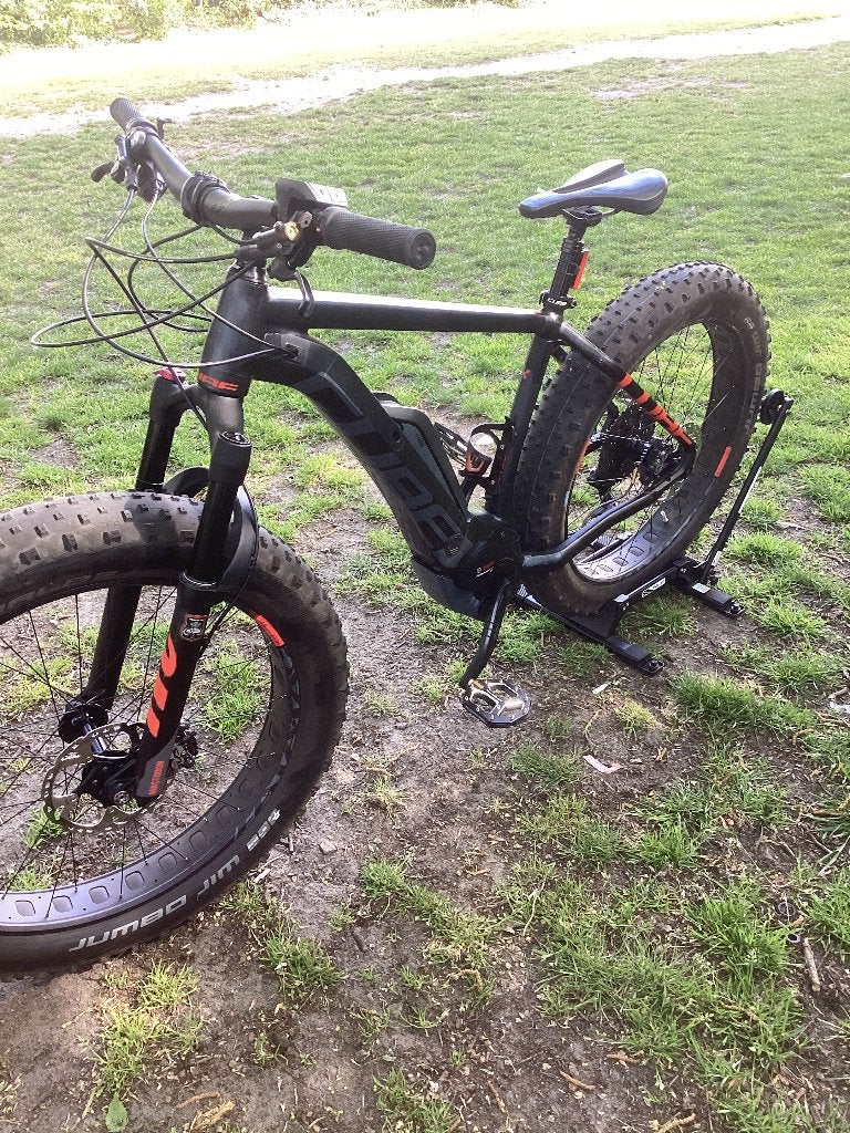 Cube nutrail hybrid fat mtb, Hardtail, Heren, Zo goed als nieuw, Schijfrem