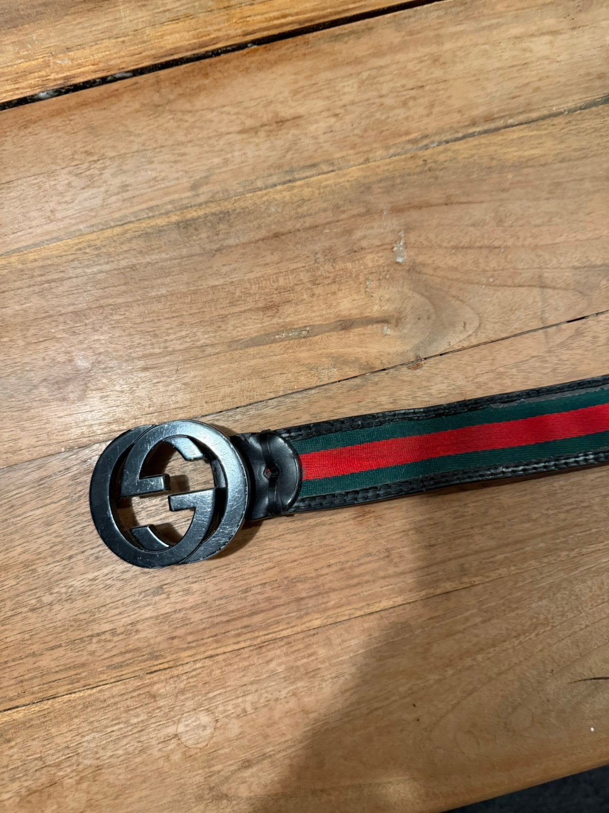 Gucci riem, Kleding | Heren, Verzenden, Zo goed als nieuw, Zwart
