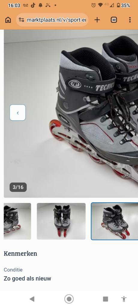 Inline skates, Ophalen of Verzenden, Zo goed als nieuw, Inline skates 5 wielen, Overige merken