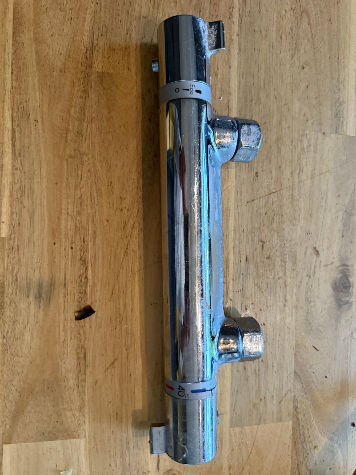 Hans Grohe Doucheset met thermostaatkraan en handdouche, Doe-het-zelf en Verbouw, Sanitair, Ophalen of Verzenden, Gebruikt, Chroom