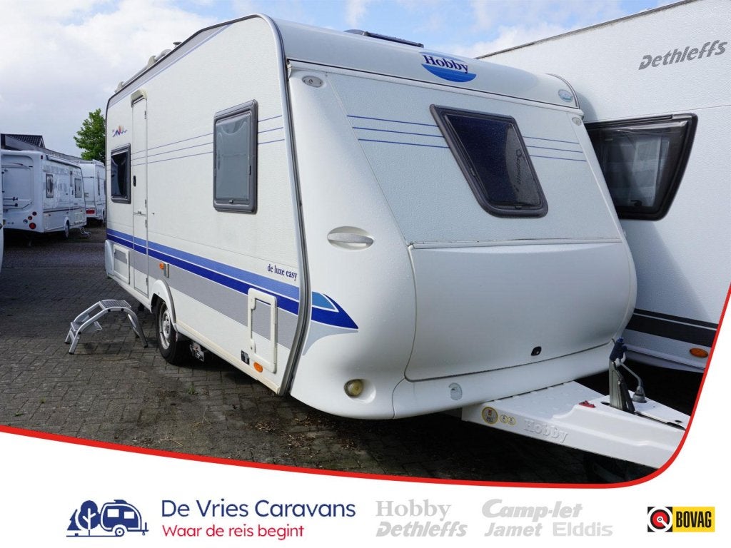 Hobby De luxe Easy 460 UFE mover,tent,fietsendrager, Rondzit, Hobby, Schokbreker, Bedrijf