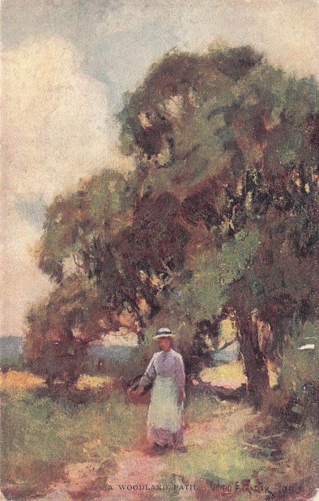 702-312-037 A Woodland Path Dealer, Verzenden, Voor 1920, Engeland
