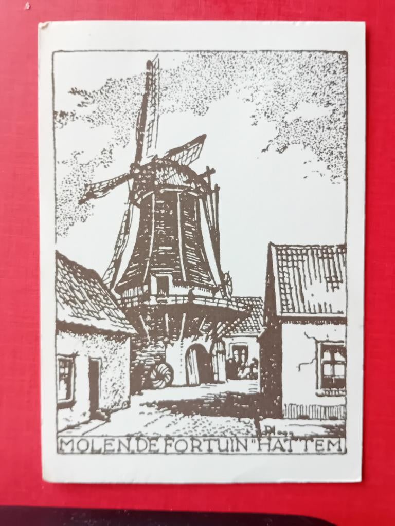Ansichtkaart Hattem, Ophalen of Verzenden, Gelderland