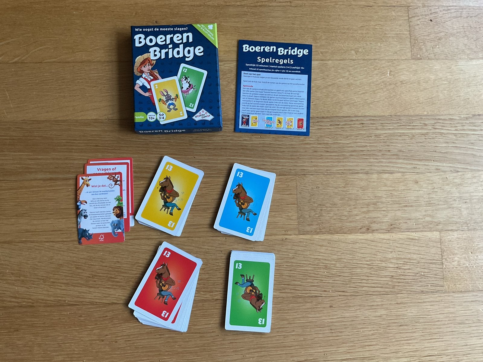 Boeren Bridge Kaartspel - Familiekaartspel. Nieuw., Drie of vier spelers, Ophalen of Verzenden, Nieuw