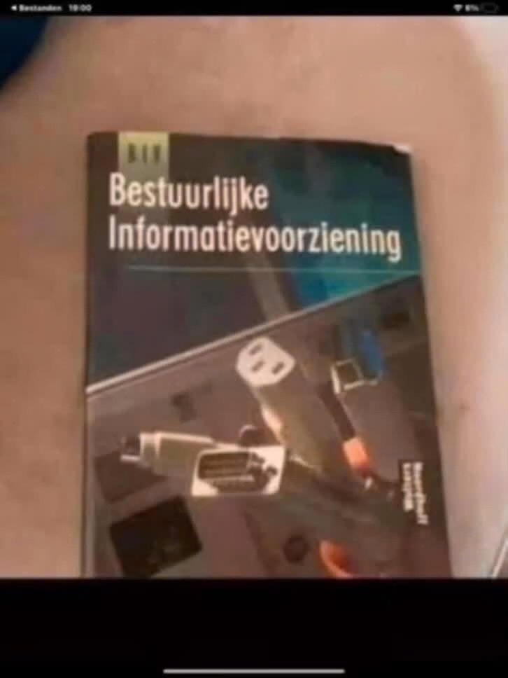 Bestuurlijke Informatievoorziening (BIV) Boek, Onbekend, Zo goed als nieuw, Gamma, HBO