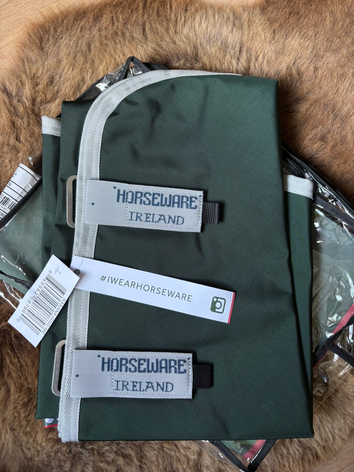 Horseware Rambo hals green/silver 0g (maat M), Halsdeken, Nieuw, Ophalen of Verzenden, Groen