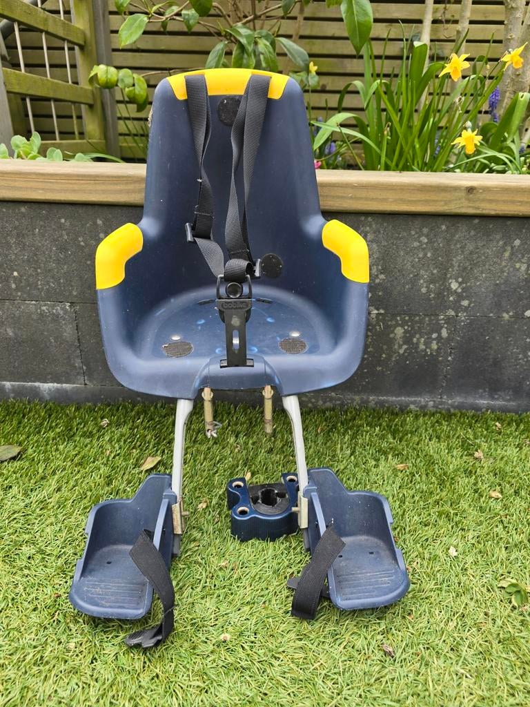 Stevige fietsstoel voor kinderen - Voorzitje, Fietsen en Brommers, Fietsaccessoires | Fietsstoeltjes, Gebruikt, Voorzitje, 0 t/m 13 kg