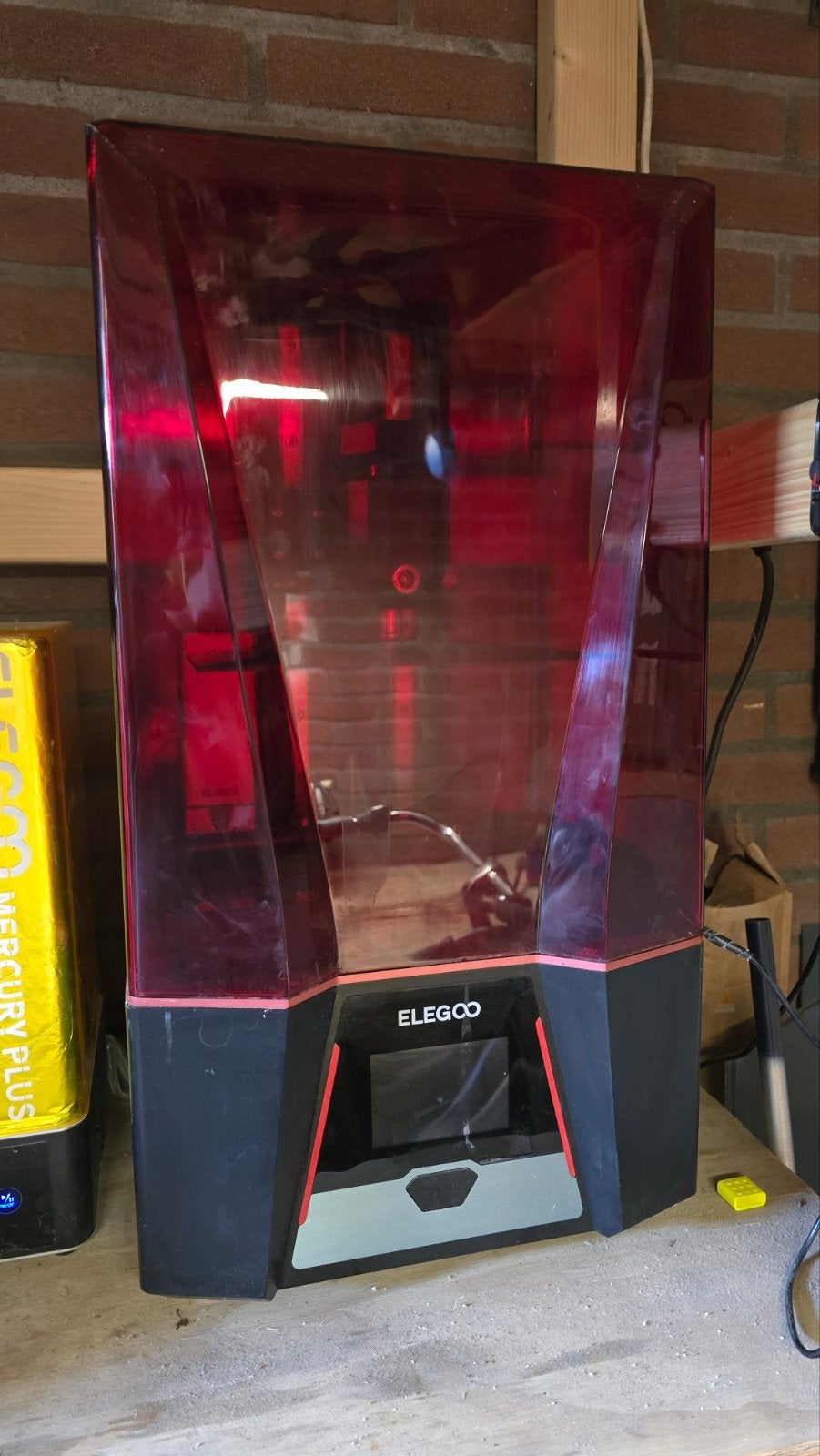 Elegoo Saturn 2, Mercury Plus 2, 4kg resin en accessoires, Computers en Software, 3D Printers, Ophalen, Gebruikt, Elegoo, Resin/Hars