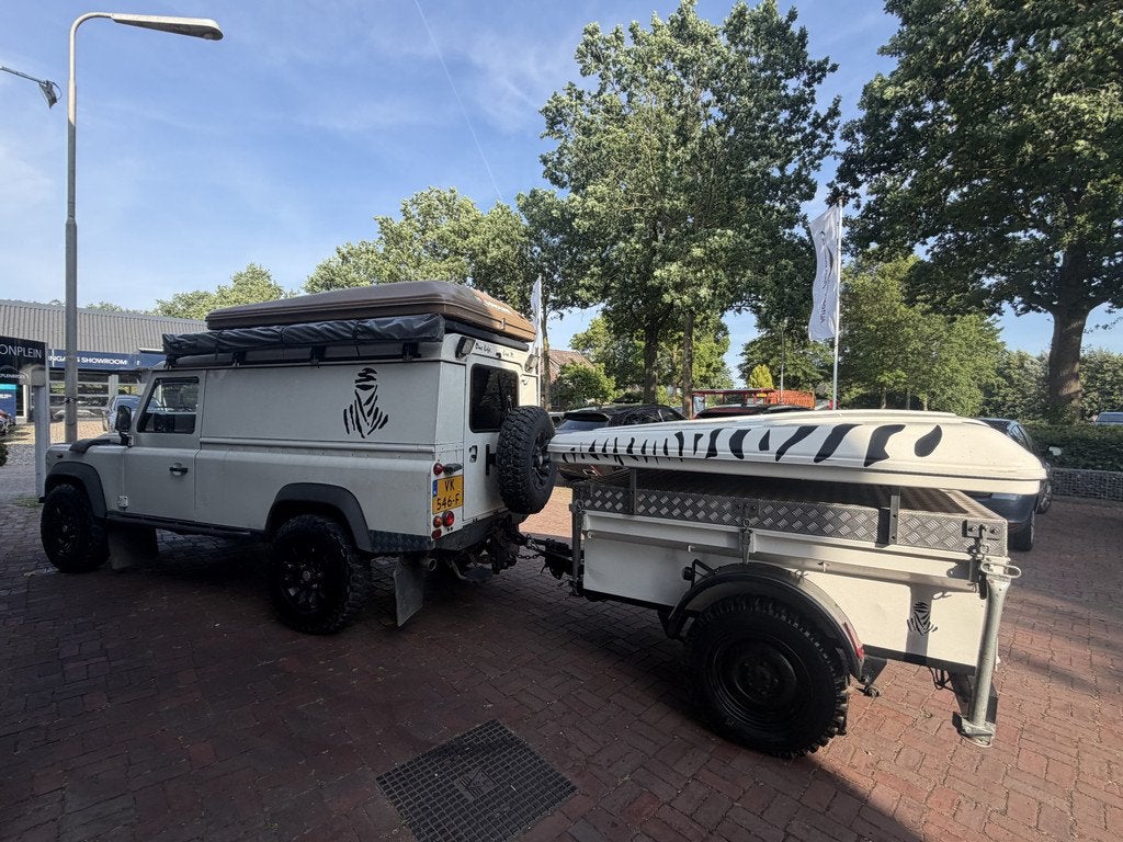 Land Rover Defender 2.4 TD HT 110" E Bj 2007 CAMPER 122PK (c, Auto's, 1780 kg, Stof, 4 cilinders, Bedrijf