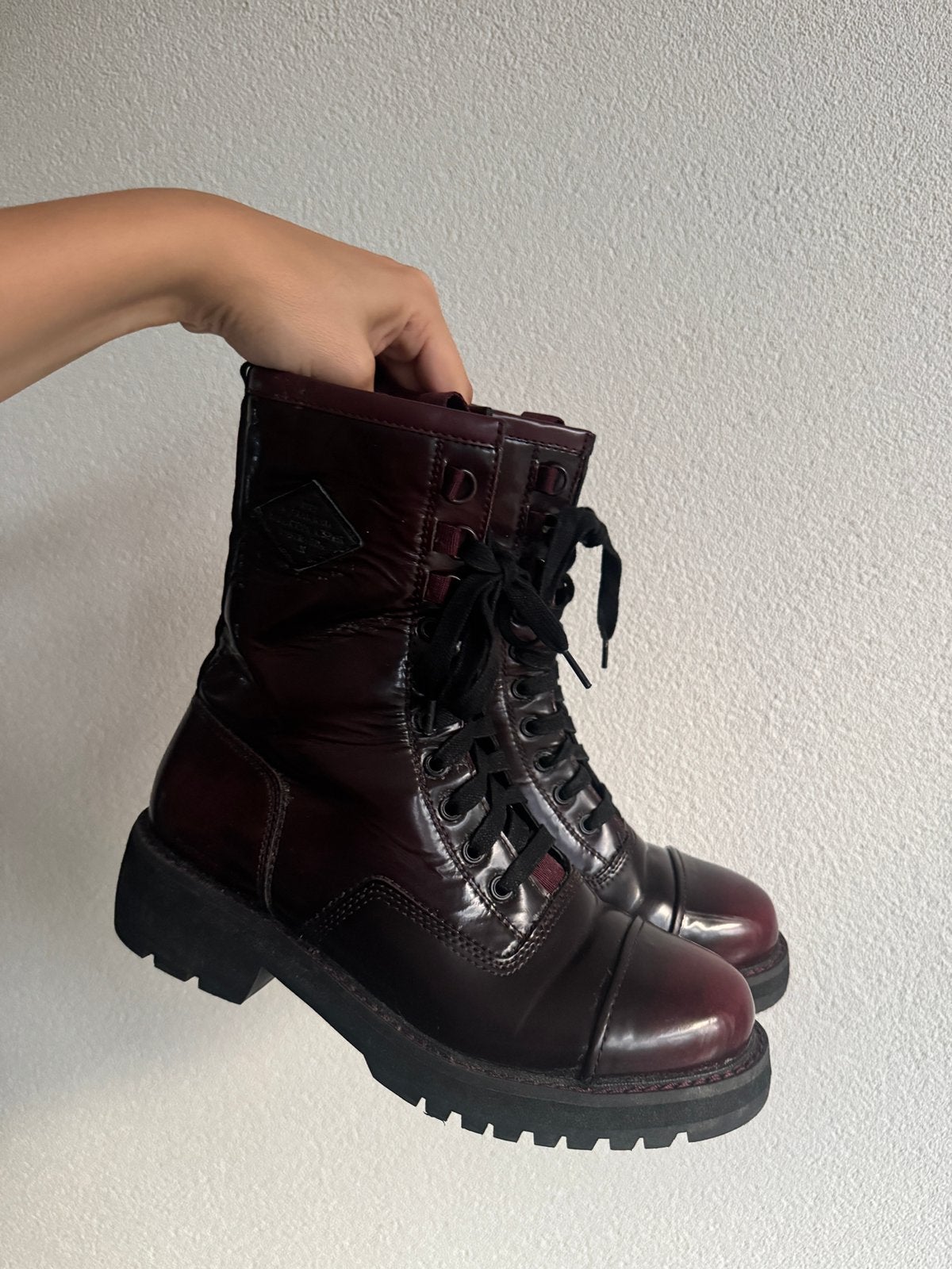 G-Star Raw bordeaux rode grove laarzen, Kleding | Dames, Lage of Enkellaarzen, G-Star, Ophalen of Verzenden, Zo goed als nieuw
