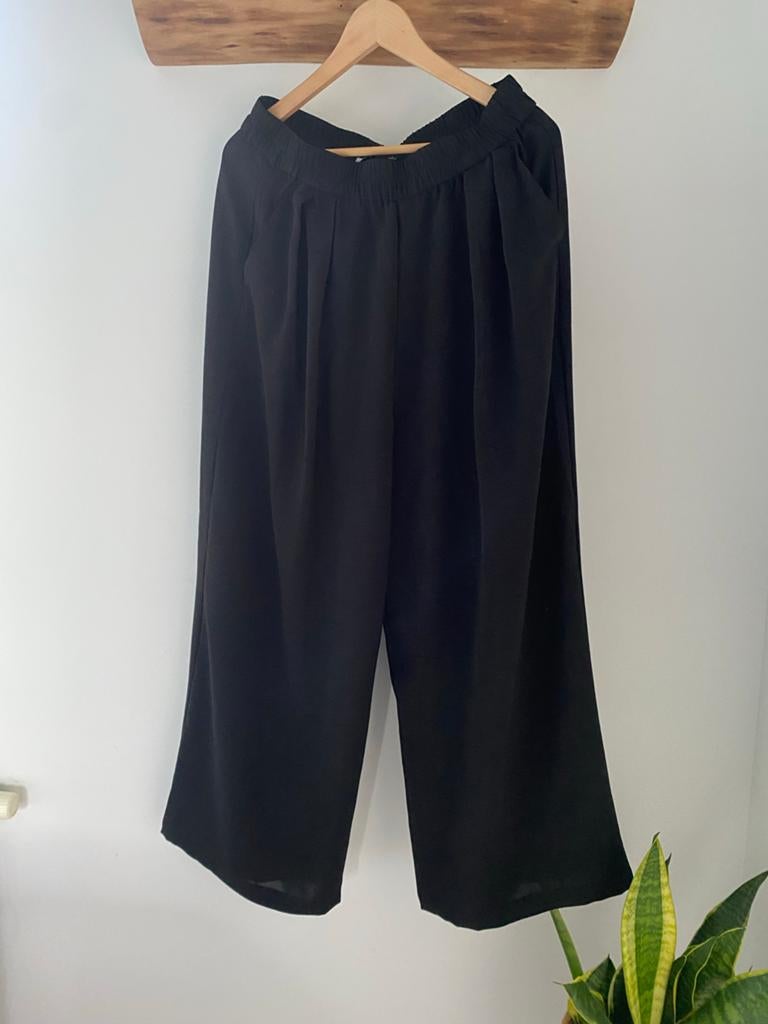Zwarte broek van Reserved, maat L, Zwart, Maat 42/44 (L), Ophalen of Verzenden, Zo goed als nieuw