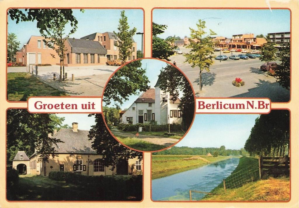 Groeten uit Berlicum, Verzamelen, Ansichtkaarten | Nederland, Ophalen of Verzenden, 1980 tot heden, Gelopen, Noord-Brabant