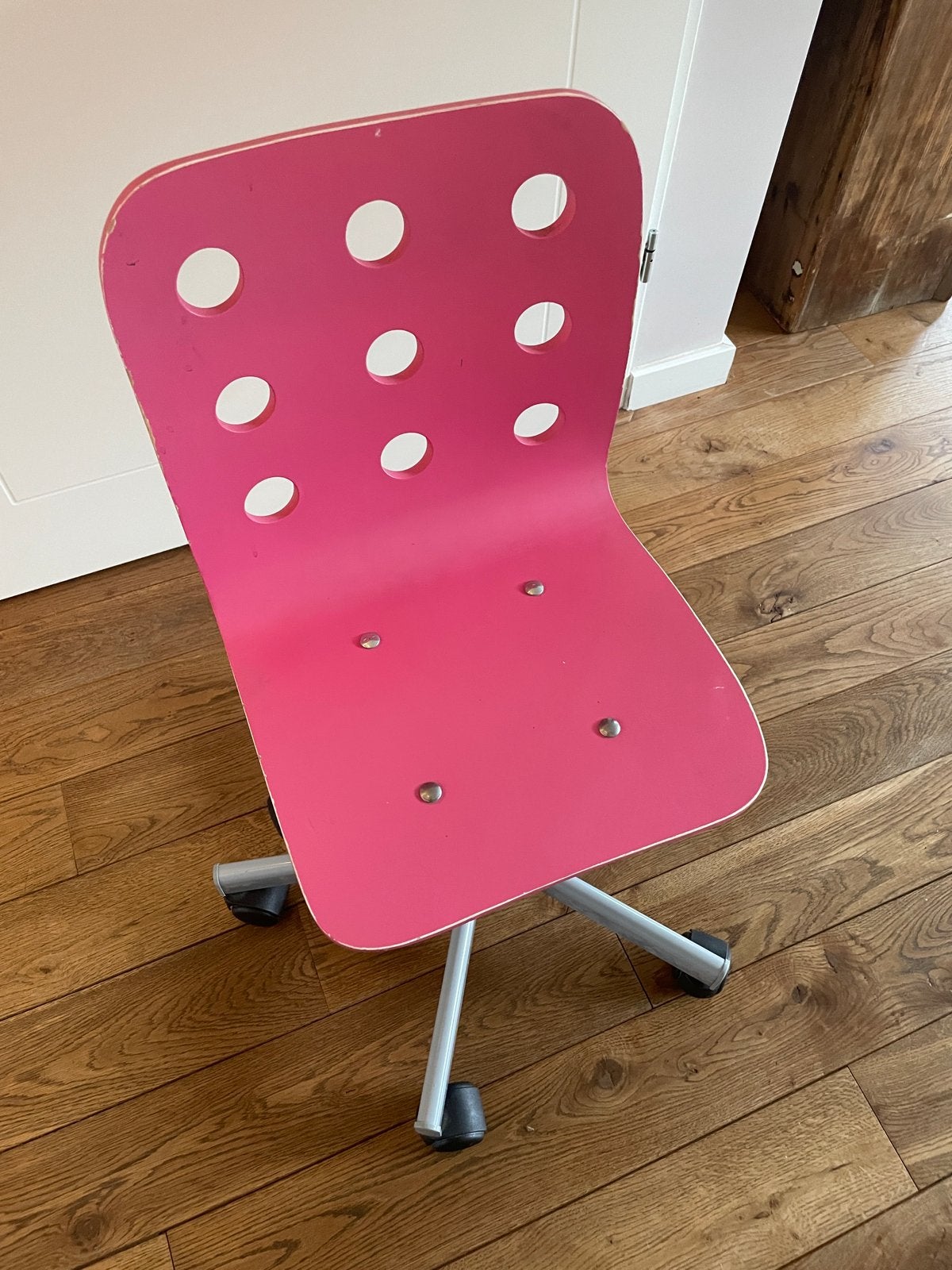 Roze bureaustoel voor kinderen, Ophalen, Gebruikt, Roze, Bureaustoel