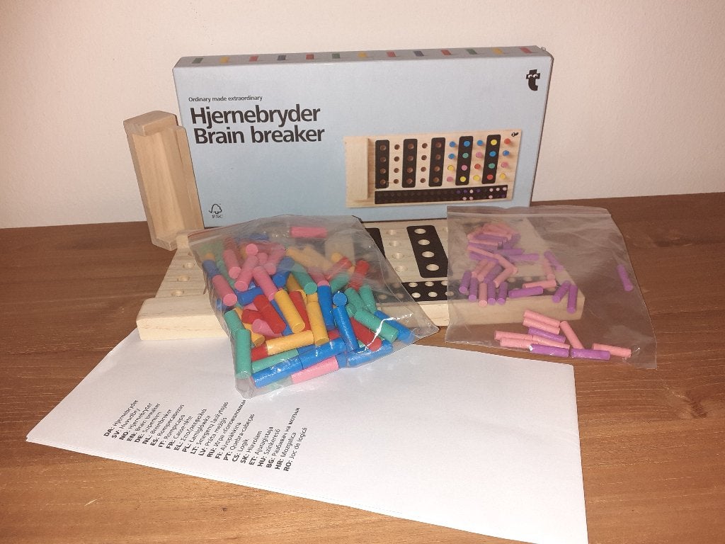 Brein Breker. Hout. Nieuw, Een of twee spelers, Ophalen of Verzenden, Nieuw
