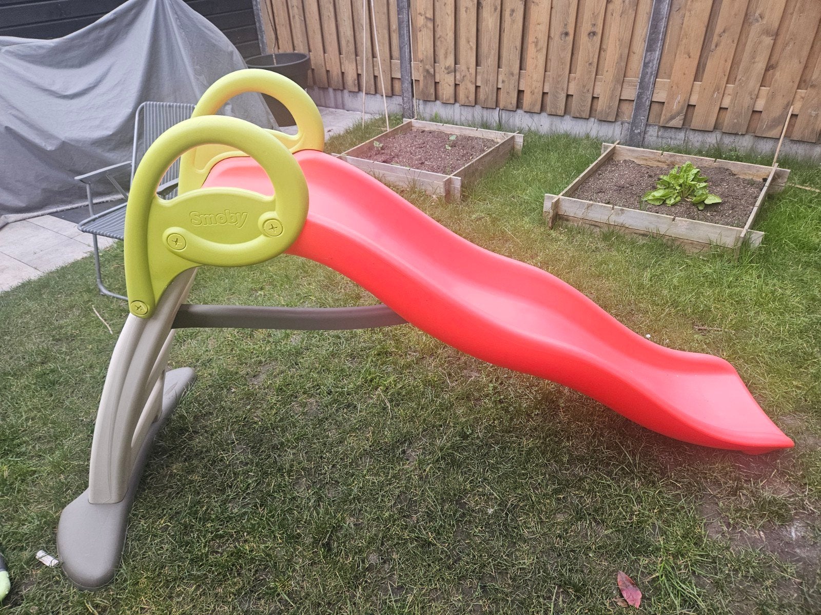 Smoby glijbaan voor kinderen - rood/groen, Ophalen, Gebruikt