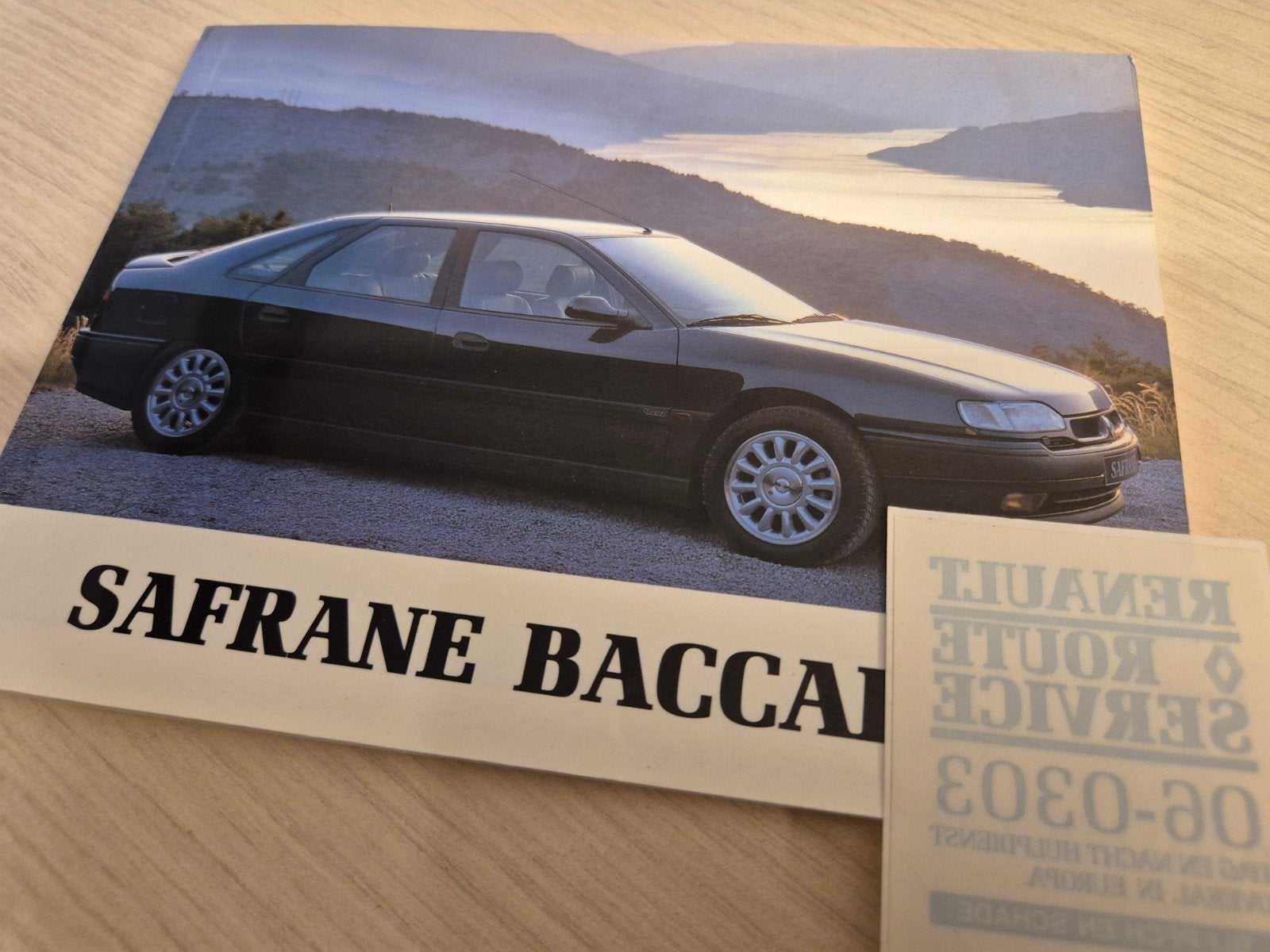 1993zeldzame Nederlandse Renault Safrane Baccara handleiding, Ophalen of Verzenden