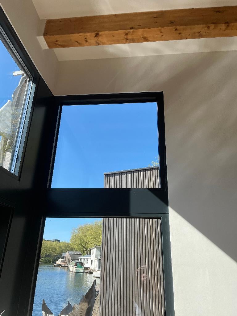 2 alu kozijnen triple glas B1115xH2280 en B1115xH1055 zgan, Raamkozijn, Aluminium, Zo goed als nieuw, 150 tot 225 cm