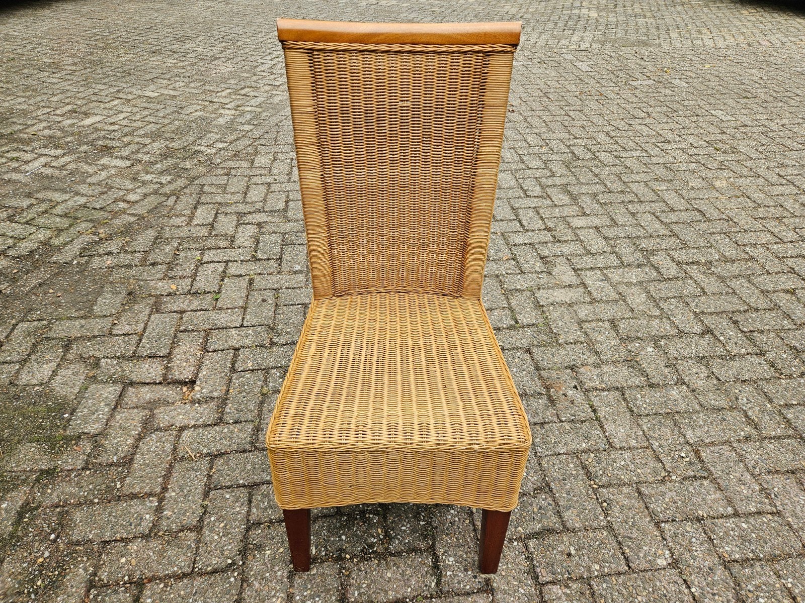 rieten stoelen, Huis en Inrichting, Ophalen, Gebruikt, Bruin, Riet of Rotan