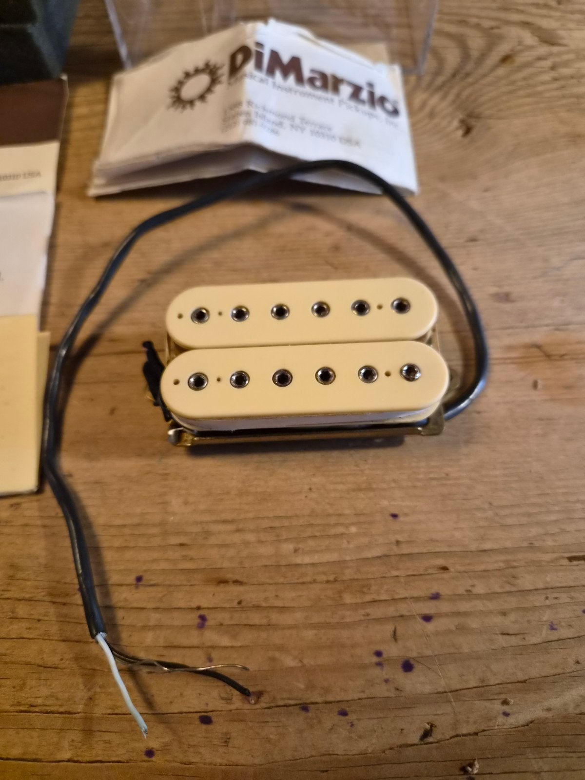 Vintage Pickup DiMarzio SDS-1 + DiMarzio Super 2 DP104, Ophalen of Verzenden, Gebruikt, Elektrische gitaar