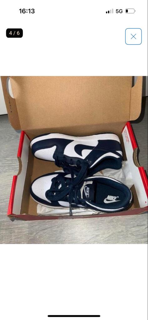 Nike Dunk Low schoenen maat 31,5, Ophalen of Verzenden, Nieuw, Jongen of Meisje, Schoenen