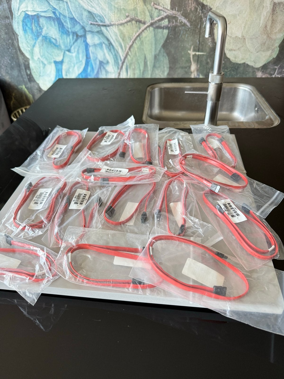 15x SATA kabel 30 cm - Nieuw in verpakking, Computers en Software, Pc- en Netwerkkabels, Ophalen of Verzenden, Nieuw