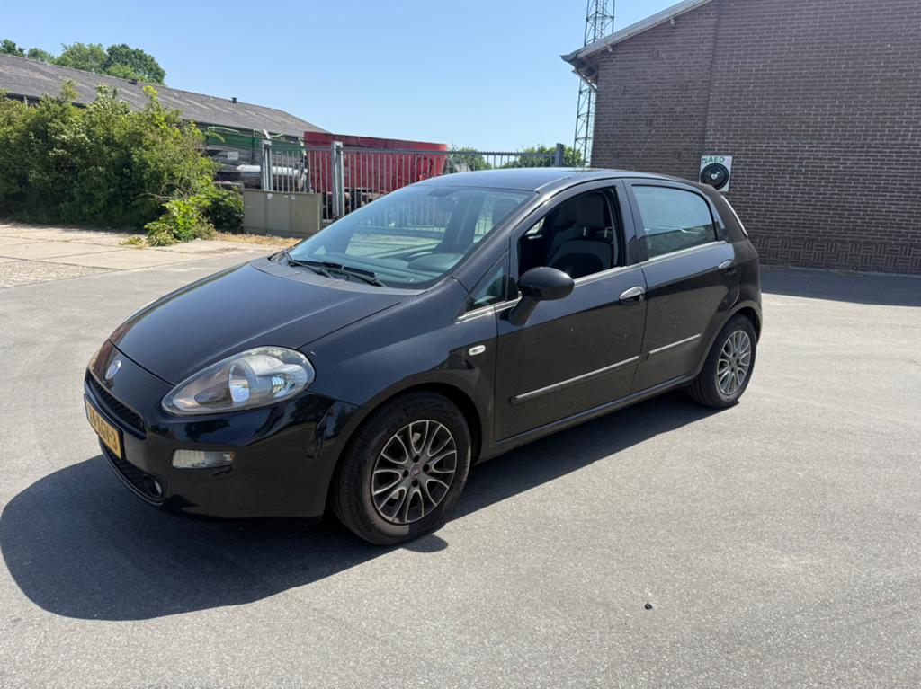 Fiat Punto 1.3 Multijet 62KW 5DR 2012 Zwart, Auto's, Fiat, Bedrijf, Punto, ABS, Airbags, Airconditioning, Bochtverlichting, Boordcomputer