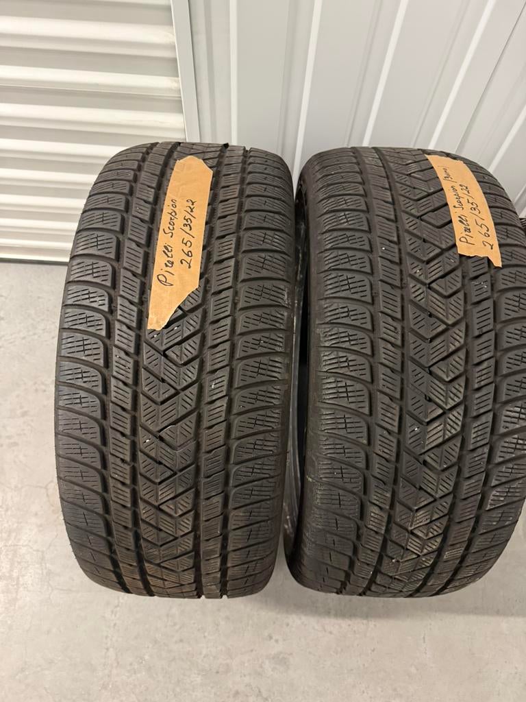 2x Pirelli Scorpion Winter 265/35 R22 winterbanden, 265 mm, Band(en), Winterbanden, Ophalen of Verzenden