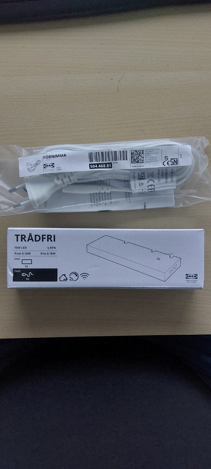 IKEA TRÅDFRI 10W LED Driver met FÖRNIMMA kabel, Ophalen of Verzenden, Nieuw, Modern, minimalistisch