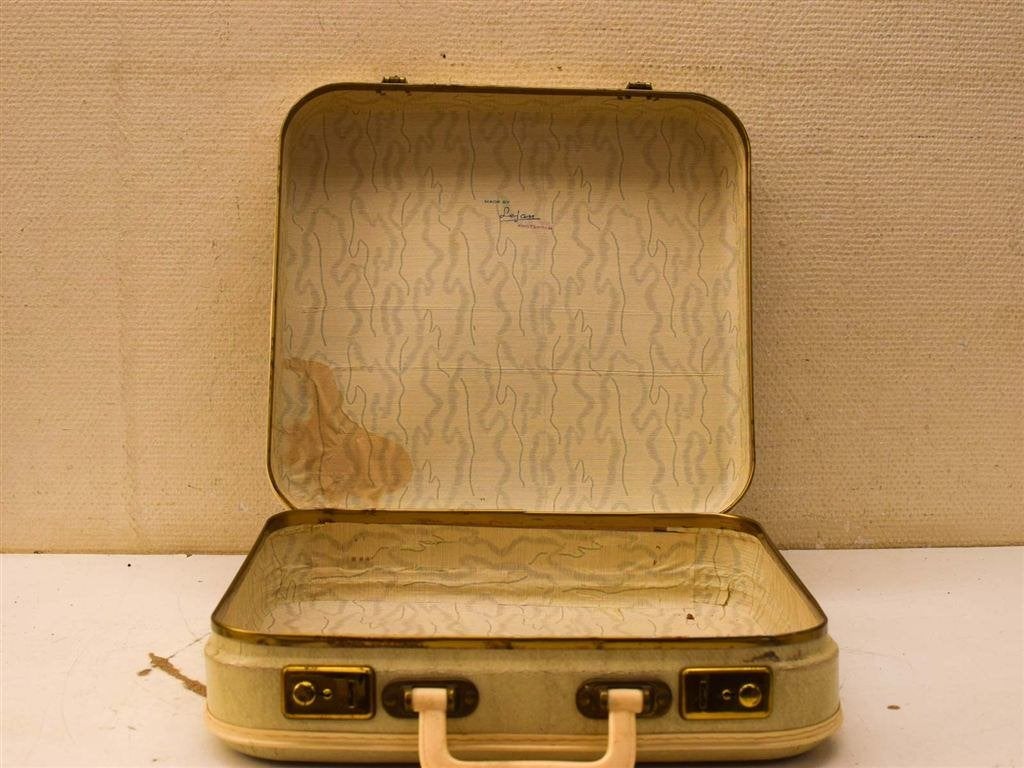 Vintage koffer 52063, Ophalen of Verzenden, Gebruikt, Overige materialen, 70 cm of meer