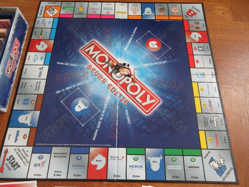 Monopoly Beurs Editie, Een of twee spelers, Ophalen of Verzenden, Gebruikt, Parker