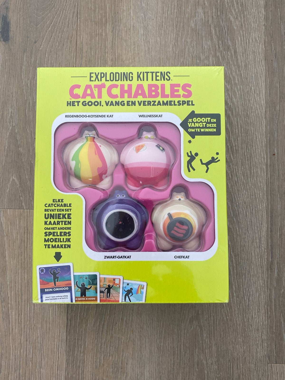 Exploding Kittens Catchables - Gooi, vang en verzamelspel, Een of twee spelers, Ophalen of Verzenden, Nieuw