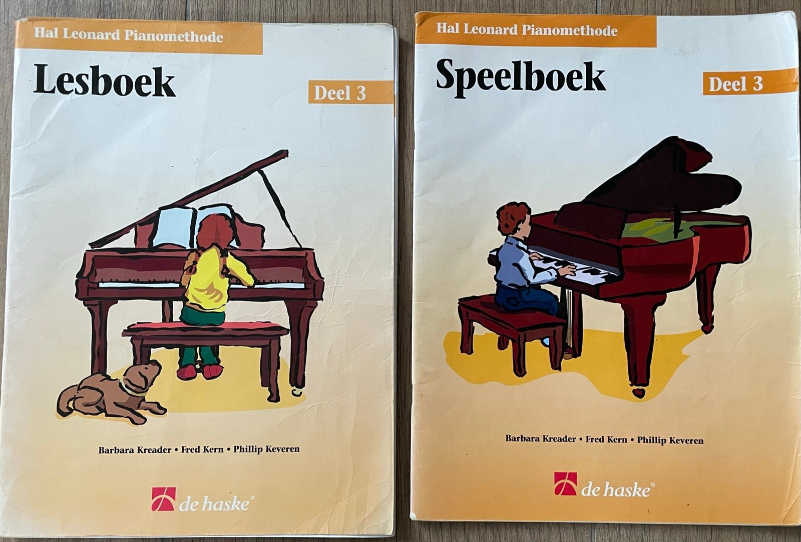 Hal Leonard Pianomethode - Lesboek en Speelboek Deel 3, Gebruikt, Les of Cursus, Ophalen of Verzenden, Piano