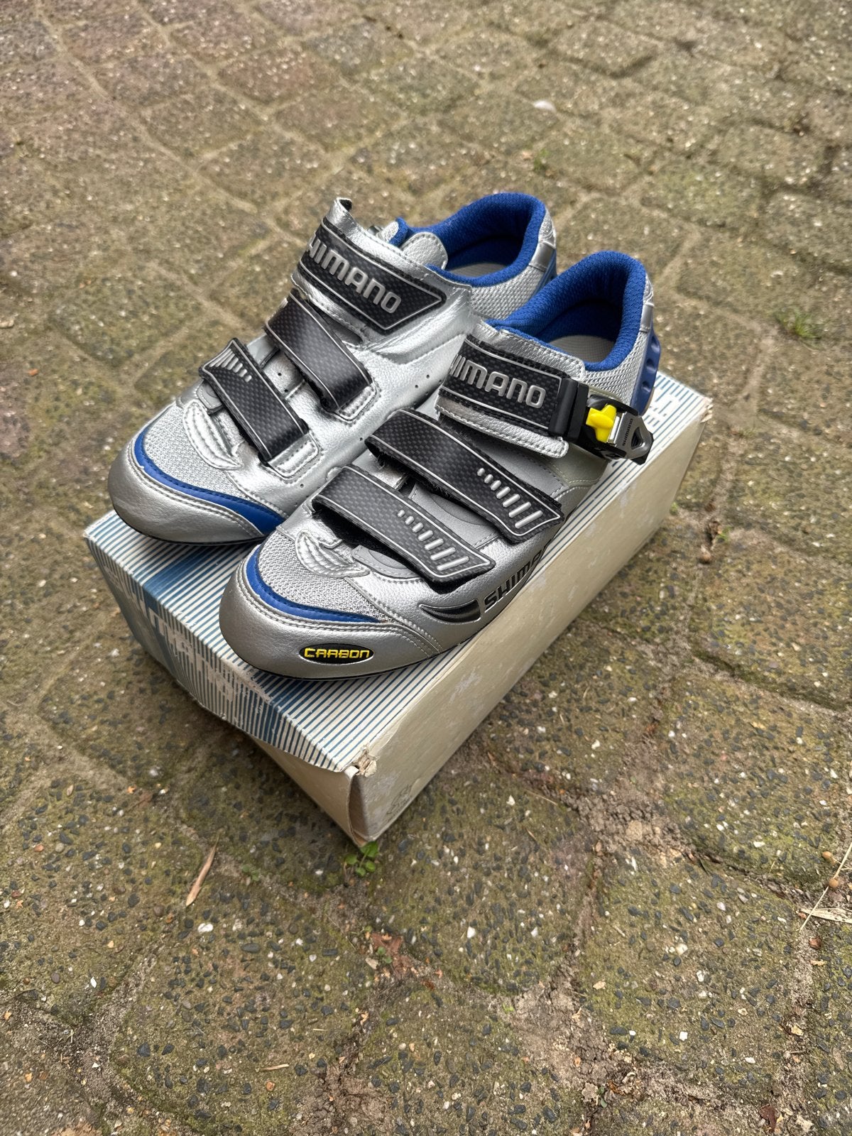 Shimano fietsschoenen maat 44, Gebruikt, Heren, Schoenen, Overige maten