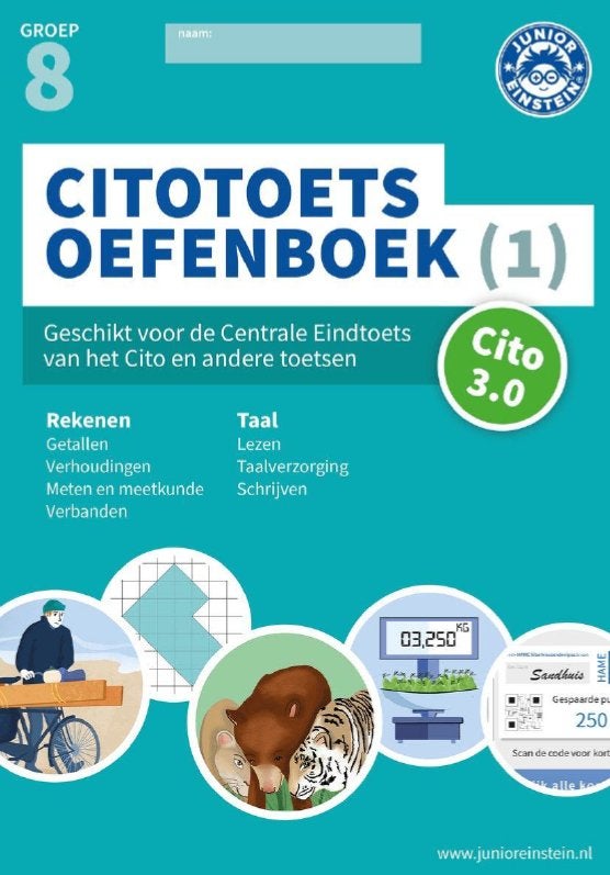 Citotoets oefenboek 1 (groep 8), Boeken, Ophalen, Zo goed als nieuw, Overige niveaus, Nederlands