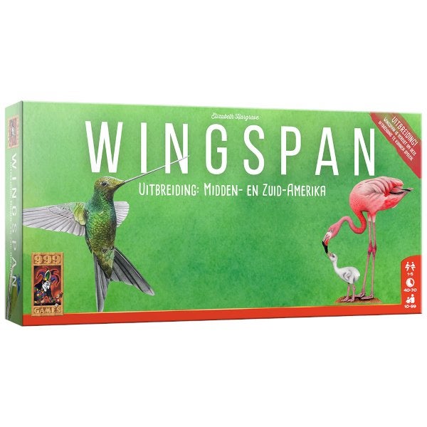 Wingspan Uitbreiding Midden- en Zuid-Amerika 999 Games, Hobby en Vrije tijd, 999 Games, Nieuw, 999 Games999 Games, Ophalen of Verzenden