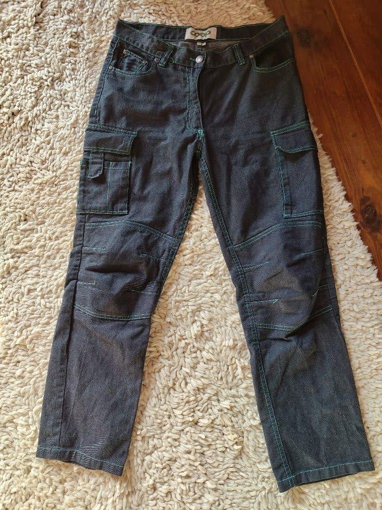 Blauwe jeans van COOP, maat 34, Ophalen of Verzenden, Gedragen, Blauw, W30 - W32 (confectie 38/40)