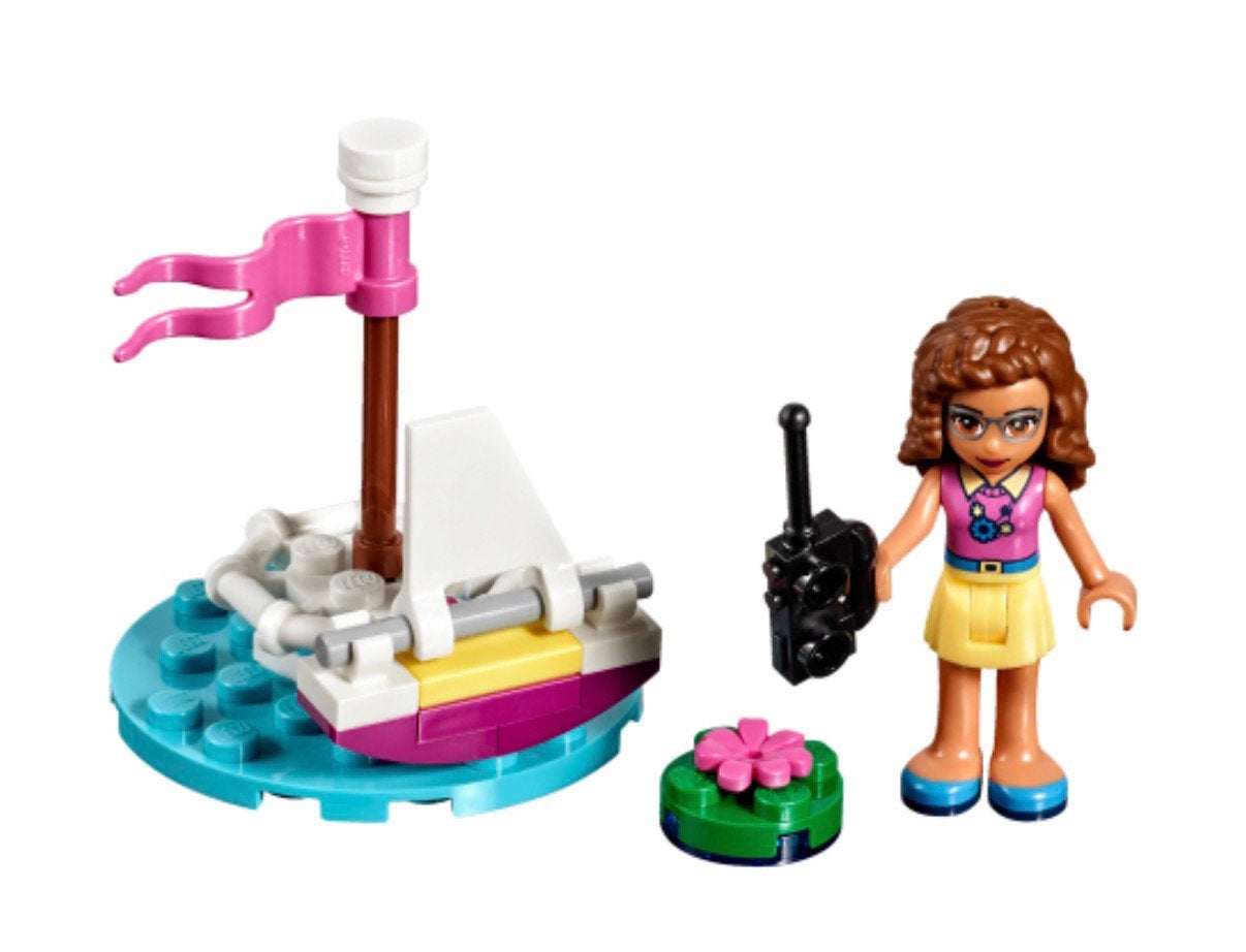 Lego 30403 ~ Friends - Olivia’s op afstand bestuurbare boot, Gebruikt, Lego, Friends, Ophalen of Verzenden