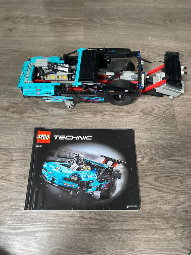 Lego technic drag race auto, Ophalen of Verzenden, Zo goed als nieuw