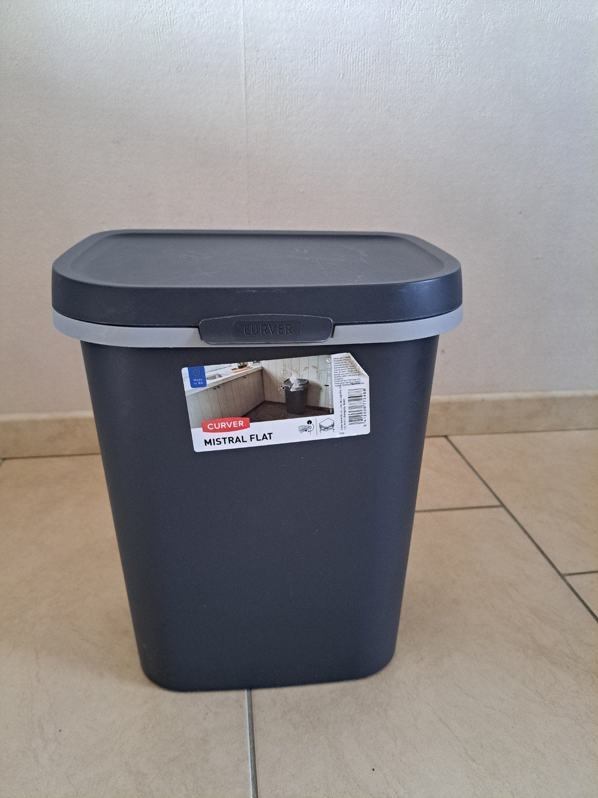 Curver Mistral Flat Prullenbak - 10 Liter, Huis en Inrichting, Ophalen of Verzenden