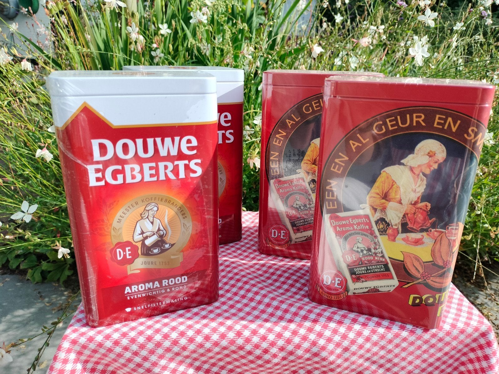 Nieuwe hoge voorraad blikken van Douwe Egberts, Ophalen of Verzenden, Nieuw