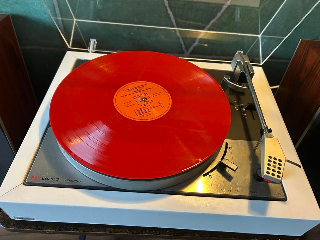 Prachtige gereviseerde vintage Lenco B55 platenspeler, Ophalen of Verzenden, Refurbished, Platenspeler, Overige merken
