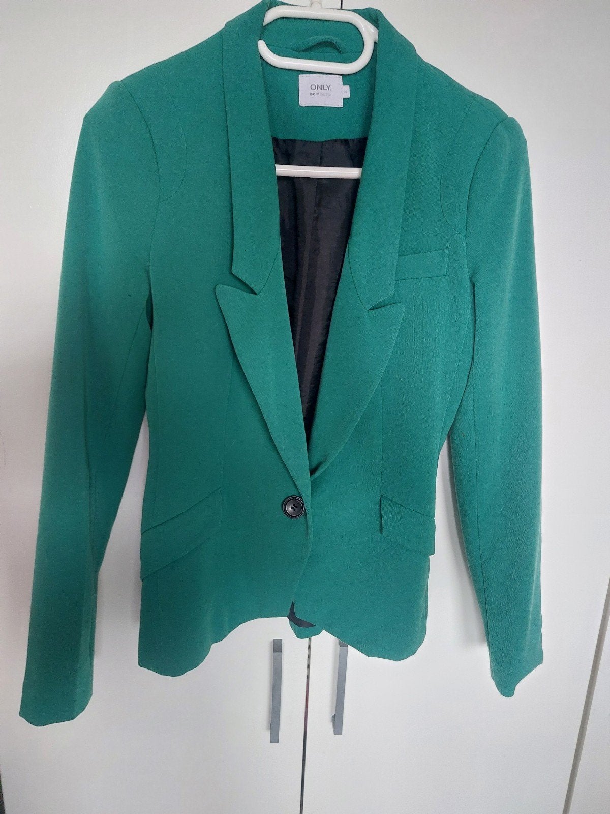 ONLY Groene Blazer Maat 36 (S), Ophalen of Verzenden, Jasje, Maat 36 (S), Groen