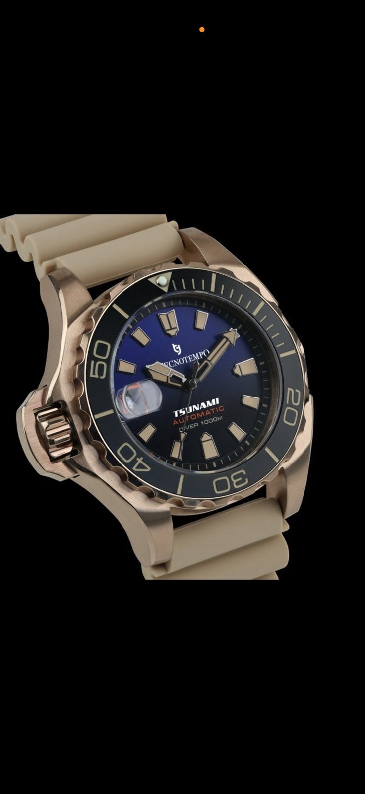Tecnotempo Tsunami Automatic Diver 1000M Limited Edition, Overige merken, Staal, Polshorloge, Nieuw